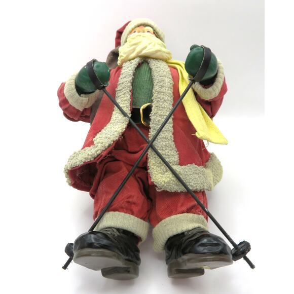 Vintage Clothtique Style Skiing Santa 9.5" Possible Dreams Christmas Figurine - Picture 9 of 10